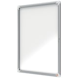 thumbnail of Nobo Bacheca Magnetica per interno con anta a battente e serratura, 9 x A4, Gamma Premium Plus, Bianco, 1902560
