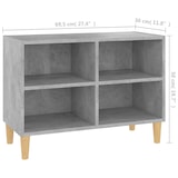thumbnail of Helloshop26 - Mobile TV multimediale scaffale TV credenza mobile TV per sala da pranzo soggiorno camera da letto con gambe in legno 02_0026847