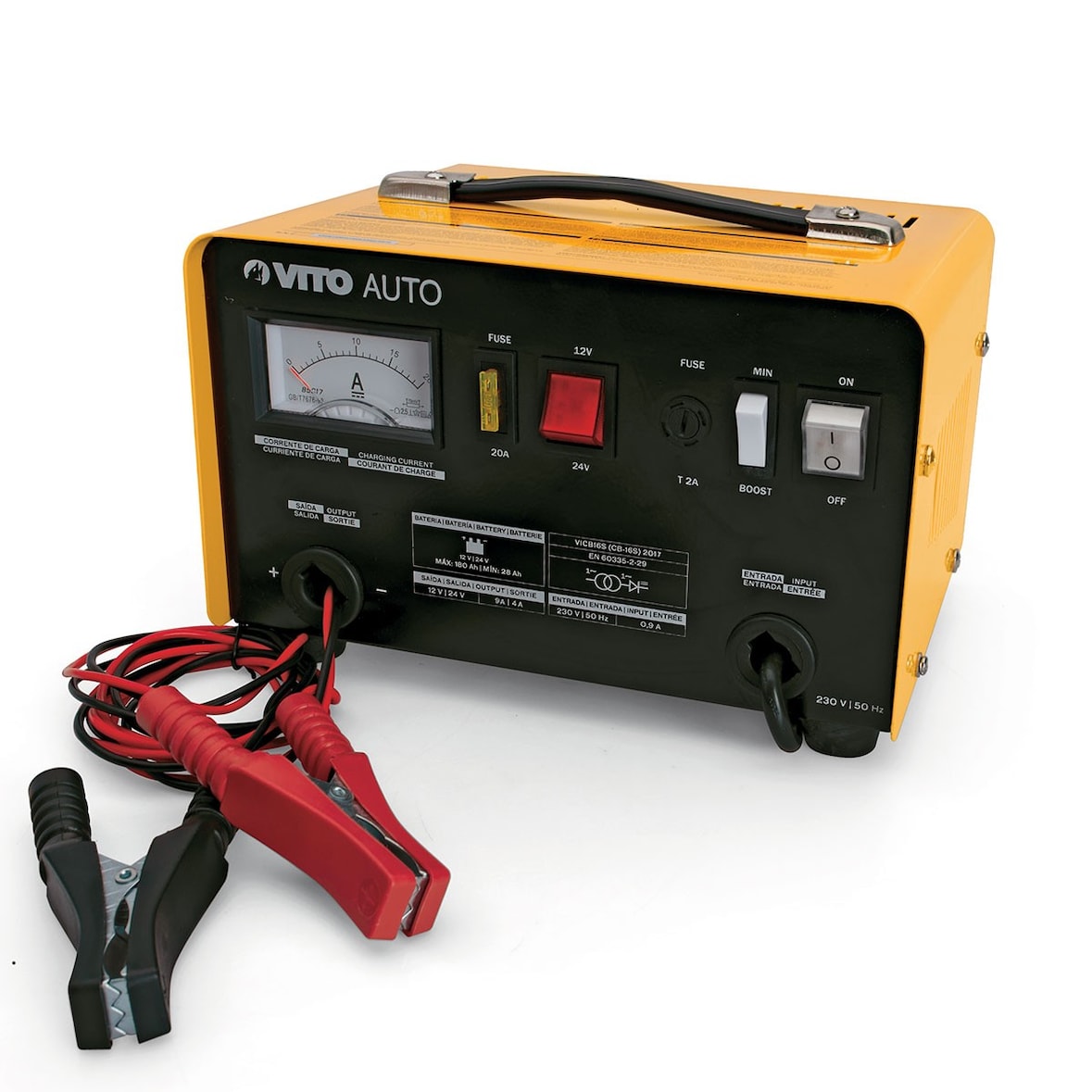 Chargeur de Batterie Auto Poids Lourds 12/24V Capacité 28 - 180Ah VITO
