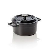 thumbnail of WAS Germany - Cocotte Lava, Ø 16,5 cm, schwarz, Gusseisen emailliert