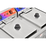 thumbnail of Gasfrit – Professionelle industrielle ultraschnelle Elektro-Fritteuse, 2 Becken à 10 L mit Ablasshahn