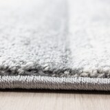 thumbnail of Carpetsale24 Teppich 200x290 cm – Kurzflor Konturenschnitt in Blau Grau Weiß – Kariertes Design, Extra Weich, für Wohnzimmer, Esszimmer