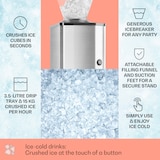 thumbnail of Icebreaker Ice Crusher 15kg/h 3,5Liter Eisbehälter Silber
