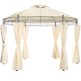 thumbnail of tectake Pavilhão de jardim de luxo 3,5m SIANA Ø 350 x 280 cm Creme