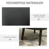 thumbnail of Loungesessel Polstersessel Akzentstuhl 65x71x75 cm Grau mit tiefem Sitz, abnehmbarem waschbarem Sitzkissen, Massivholzfüßen