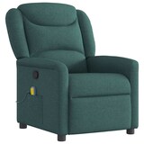 thumbnail of vidaXL Massagesessel Dunkelgrün Stoff