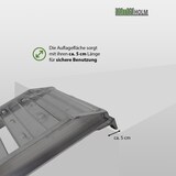 thumbnail of TRUTZHOLM 2 x Auffahrrampe klappbar 180 cm Traglast 400 kg Alu grau geriffelt/ gelocht Verladerampe