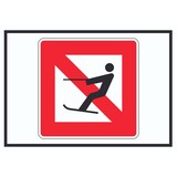 thumbnail of Wasserskilaufen verboten! Symbol A4 (210x297mm)