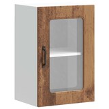 thumbnail of vidaXL Küchen-Hängeschrank mit Glastür Kalmar Altholz-Optik Holzwerkstoff