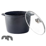 thumbnail of 6 L Kochtopf Suppentopf Antihaft Induktion Schmortopf 24 cm Aluguss Bratentopf