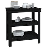 thumbnail of vidaXL Werkbank 78,5x50x80 cm massief grenenhout zwart