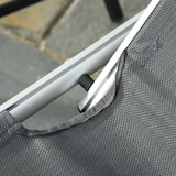thumbnail of Tumbona Plegable Reclinable de Aluminio con Reposacabezas Extraíble y Respaldo Ajustable en 4 Posiciones para Jardín Terraza 165x60x76 cm