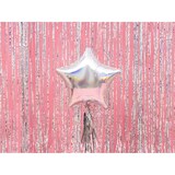 thumbnail of Folienballon Stern 48cm Silber Irisierend