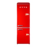thumbnail of EVVO Frigorífico combi F55 Retro Rojo, refrigerador 216 litros, congelador 84 litros, diseño vintage