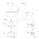 thumbnail of Hotte décorative murale D7830
