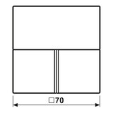 thumbnail of Jung Tastensatz 3fach LC 4093 TSA 258 LC4093TSA258