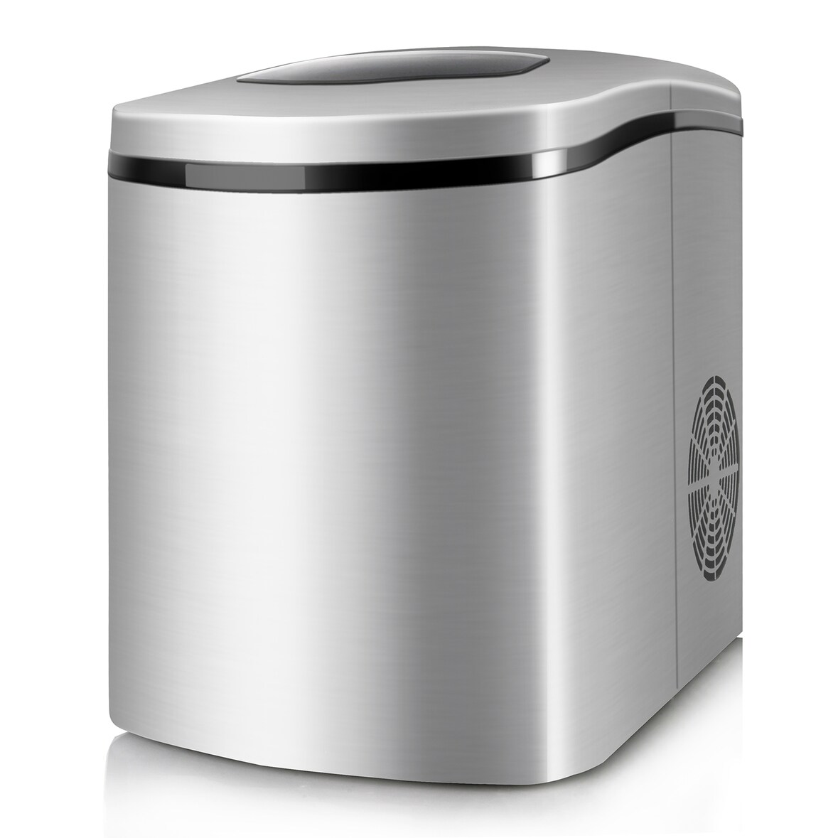 Taurus MG12 Legend Máquina de cubitos de hielo, 14kg/24h, potencia de 150W, silenciosa, capacidad del depósito de agua 1.7L, pantalla digital, inox