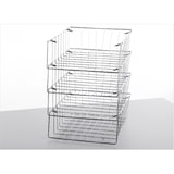 thumbnail of Briefablage-Set Langformat Set 2 4 Körbe B4 chrom