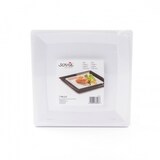 thumbnail of Sovie Tableware Teller MILAN in L aus Plastik, 21 x 21cm, Weiss, 12 Stück - Einweg