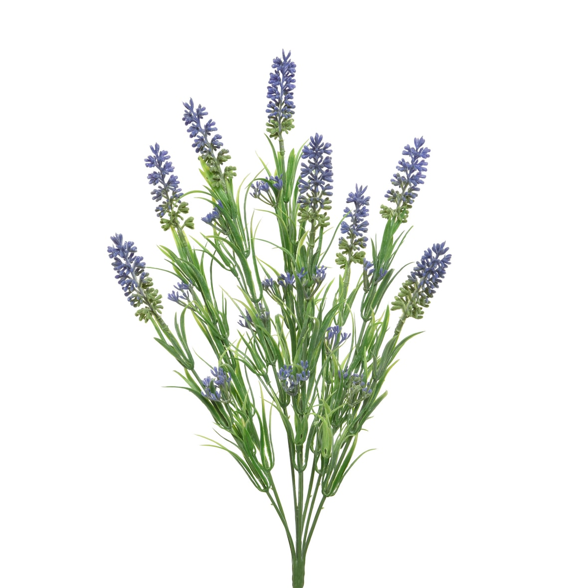 Lavendel Büschel am Stiel mit 8 Blüten Kunstblume Kunstpflanze H: 44cm violett