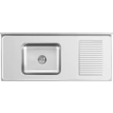 thumbnail of Royal Catering - Royal Catering RC-IKS05 Plonge En Inox Professionnelle Sur Meuble Bas Armoire Placard Avec Évier Acier Inoxydable (1 bac : 500 x