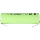 thumbnail of NiMH Akku Flat Top Mignon AA 800mAh mit Lötfahne in U-Form