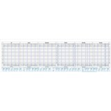 thumbnail of Urlaubsplaner gefalzt, f. 10 Mitarbeiter, einlegbar ins Taschenbuch