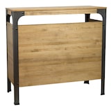 thumbnail of Mostrador Bristol 110x40x108cm en madera maciza de pino acabado vintage estilo industrial