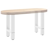 thumbnail of vidaXL Couchtischbeine Weiß 2 Stk. 28x(42-43) cm Stahl