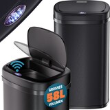 thumbnail of MONZANA® Edelstahl Mülleimer Küche 58 L Schwarz