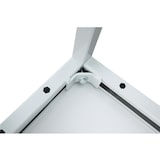 thumbnail of Schreibtisch Profi Besprechungstisch Computertisch 160 x 80 cm RAL 9003 Weiß/Weiß  331107