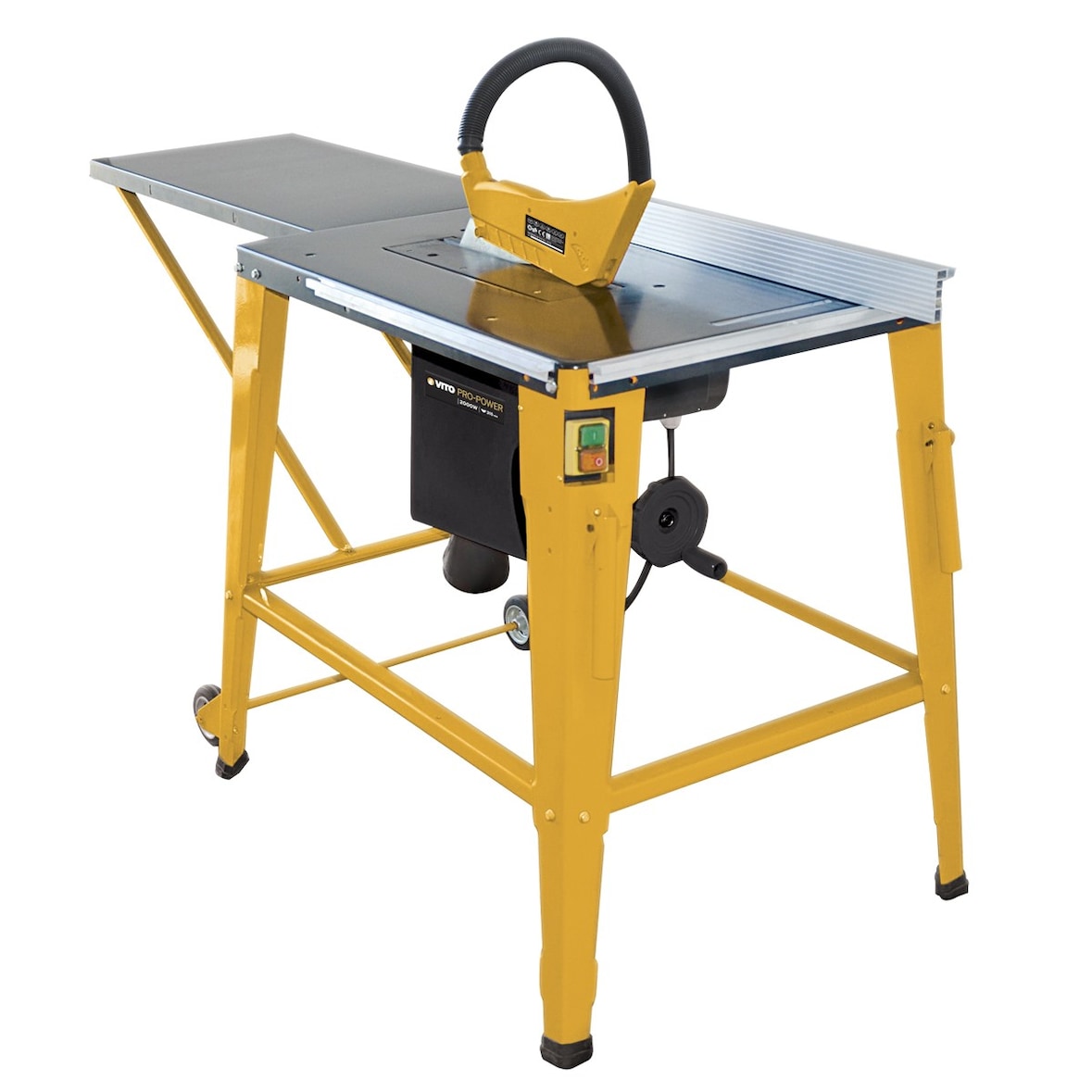 Scie circulaire de table 2000 W Disque 315 mm inclinaison 45° Professionnelle VITO