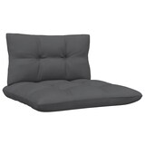 thumbnail of vidaXL Garten-Mittelsofa mit Kissen Weiß Massivholz Kiefer