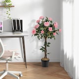 thumbnail of COSTWAY Árbol Artificial con Flores 93 cm, Árbol de Flores Artificial, Planta Artificial en Maceta, Flor Artificial para Hogar Oficina