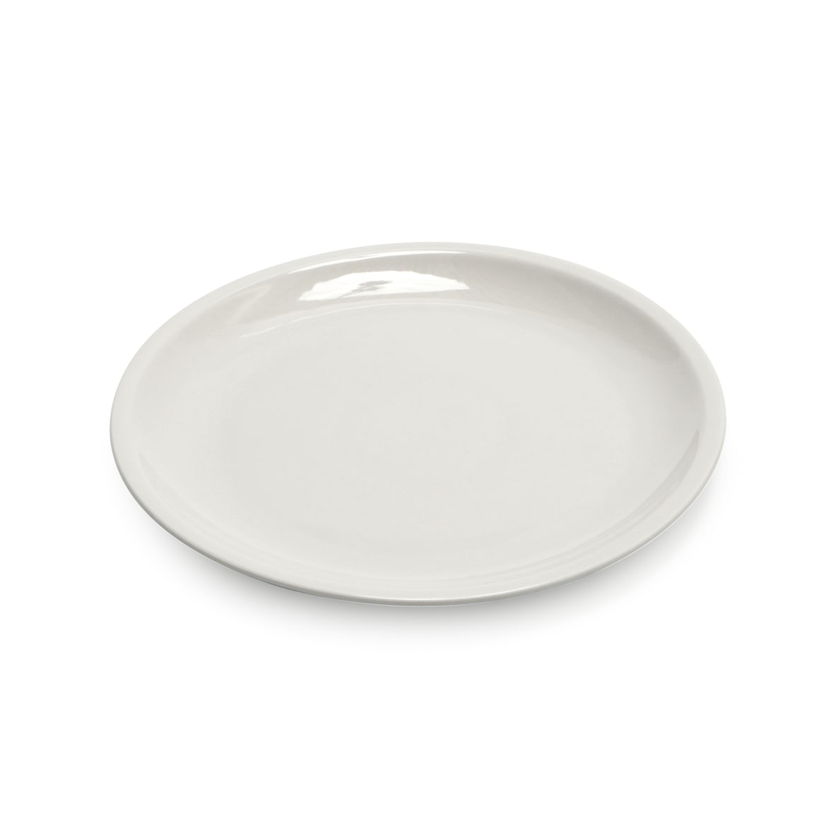 Saturnia, set 6 piatti piani coupe Roma in porcellana cm 27 2168200-03001000 bianco