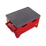 thumbnail of Churrasqueira a etanol 1,2L em aço preto e chapa de ferro