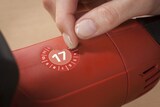 thumbnail of Prüfplaketten Druchmesser 20mm VE=10 Bogen/480 Etiketten weiß