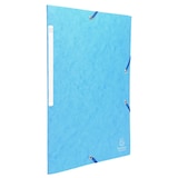 thumbnail of Exacompta  Cod. 55761E - Cartella 3 lembi con elastici Maxi Capacity Scotten cartoncino lustré 425 g/mq - 24x32cm turchese  - Confezione da  50 pz.