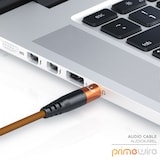thumbnail of Primewire AUX Audio-Kabel, 3,5-mm-Klinke, gewinkeltes HiFi Stereo Klinkenkabel / Verbindungskabel - 2m