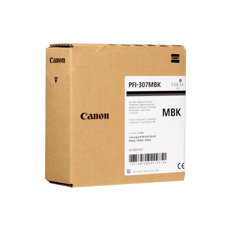 Canon Original PFI-307MBK Druckerpatrone - schwarz matt 330ml