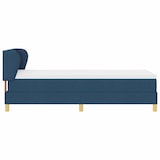 thumbnail of vidaXL Boxspringbett mit Matratze mit Kopfteil Blau 80 x 200 cm Stoff