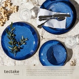 thumbnail of tectake Set di stoviglie Mare in terracotta per 6 persone, 24 pezzi, blu