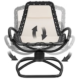 thumbnail of tectake Espreguiçadeira de jardim TOULON ergonómica, função oscilante  Bege