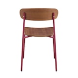 thumbnail of Lot de 2 chaises en bois bordeaux