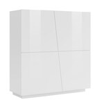 thumbnail of Web Furniture VEGA Madia Melaminico 120cm 4 Ante   Bianco Lucido