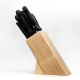 thumbnail of Juego de Cuchillos de Cocina Ultraresistentes con Soporte y Chaira Afilador (7 piezas) Royal, Forjados al Vanadio y Fabricados en Acero Inoxidable