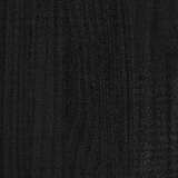thumbnail of vidaXL Bücherregal 2 Böden Schwarz 40x30x70 cm Massivholz Kiefer