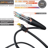 thumbnail of Primewire LAN-Kabel CAT.7, RJ-45 (Ethernet), Gigabit Ethernet S/FTP Netzwerkkabel, 10000 Mbit/s, Patchkabel - 3m