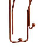 thumbnail of DanDiBo Wandhaken Garderobe Garderobenhaken Kupfer Kleiderhaken Büroklammer 32 cm Klammer Jackenaufhänger Haken