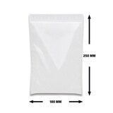 thumbnail of 300x Druckverschlussbeutel 180x250 mm 50 my LDPE ZIP Beutel Schnellverschlussbeutel